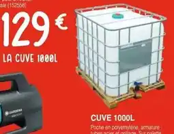 Chretien Matériaux Gardena - cuve 1000l offre