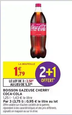 Intermarché Express Signal - boisson gazeuse cherry offre