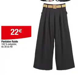 Carrefour Pantalon fluide offre