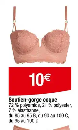 Carrefour Soutien-gorge coque offre