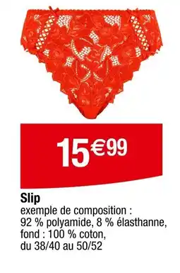 Carrefour Slip offre