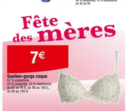 Carrefour Soutien-gorge coque offre