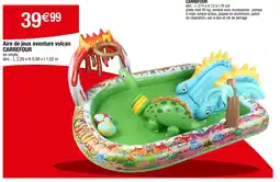 Carrefour Aire de jeux aventure volcan offre