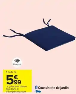 Carrefour Drive Coussinerie de jardin offre