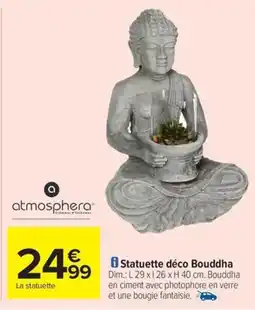 Carrefour Drive Statuette déco Bouddha offre