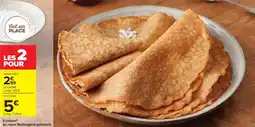 Carrefour Drive 6 crêpes offre