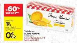 Carrefour Drive BONNE MAMAN Tartelettes offre