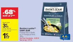 Carrefour Drive SAINT-JEAN Ravioles à poêler offre