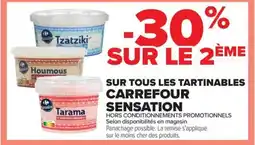 Carrefour Drive Sur tous les tartinables carrefour sensation offre