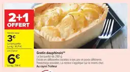 Carrefour Drive Gratin dauphinois offre