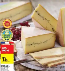 Carrefour Drive Morbier a.o.p. filière qualité carrefour offre