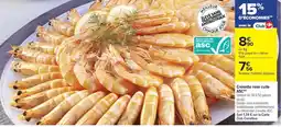 Carrefour Drive Crevette rose cuite ASC offre