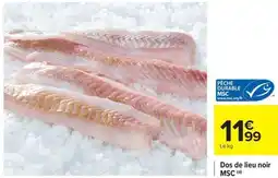 Carrefour Drive Dos de lieu noir MSC offre