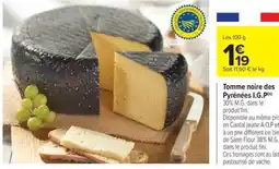 Tomme noire des Pyrénées I.G.P