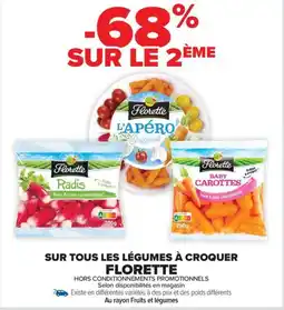 Carrefour Drive FLORETTE Sur tous les légumes à croquer offre