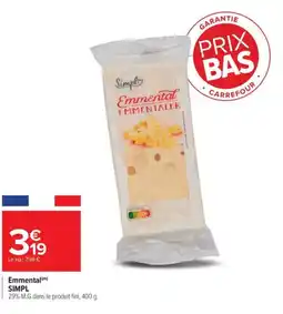 Carrefour Drive SIMPL Emmental offre