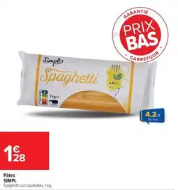 Carrefour Drive SIMPL Pâtes offre
