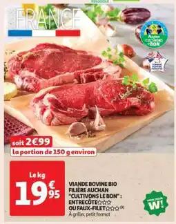 Auchan Viande Bovine Bio Filière Auchan offre