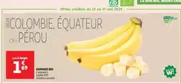 Auchan Bananes Bio offre