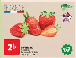 Auchan Fraises Bio offre