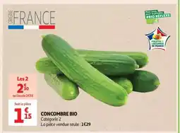 Auchan Concombre BIO offre