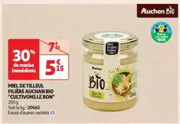 Auchan Miel De Tilleul Filière Auchan Bio Cultivons Le Bon offre