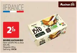 Auchan BEURRE AUCHAN BIO offre