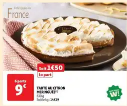 Auchan Tarte Au Citron Meringuée offre