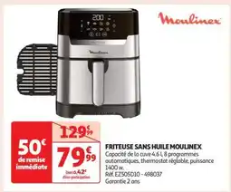 Auchan Friteuse Sans Huile Moulinex offre