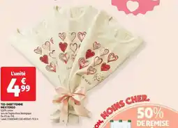Auchan TEE-SHIRT FEMME IN EXTENSO offre