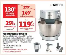 Auchan Robot Pâtissier Kenwood offre