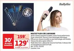 Auchan MULTISTYLER 4 EN 1 AIR WAND offre