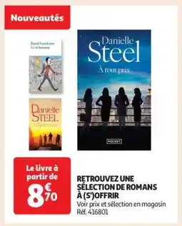 Auchan Sélection de romans offre