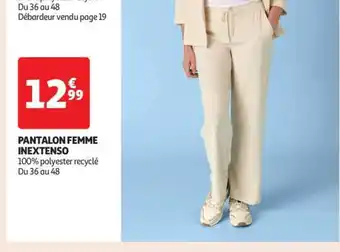 Auchan Pantalon Femme Inextenso offre