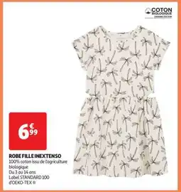 Auchan Robe Fille Inextenso offre