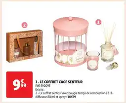 Auchan LE COFFRET CAGE SENTEUR offre