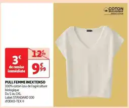 Auchan Pull Femme Inextenso offre