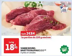Auchan Viande Bovine : Bavette D'aloyau offre