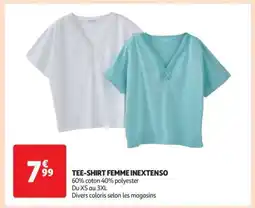 Auchan Tee-Shirt Femme Inextenso offre