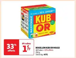 Auchan BOUILLON KUB OR MAGGI offre