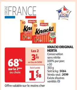 Auchan Knacki Original Herta offre