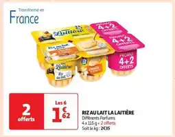 Auchan Riz Au Lait La Laitière offre