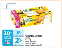 Auchan Yaourt La Laitière offre