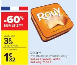 Carrefour Drive ROUY offre