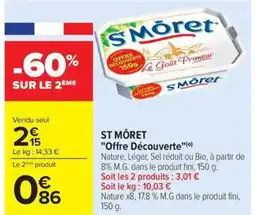 Carrefour Drive ST MÔRET "Offre Découverte" offre