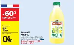 Carrefour Drive ANDROS Boisson offre