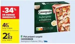 Carrefour Drive CASSEGRAIN Plat préparé surgelé offre