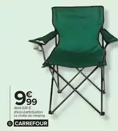 Carrefour Drive Carrefour - chaise de camping offre
