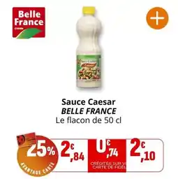 Coccinelle Supermarché Belle france - sauce caesar offre