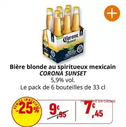 Coccinelle Supermarché Corona - bière blonde au spiritueux mexicain offre